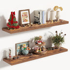 Vivelove 10 Inch Deep Floating Shelves 36 inch Long, 36 x 10 Wide Wall Shelves by VIVELOVE