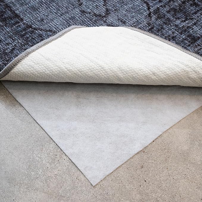 4' x 6' Non-Slip Rug Pad, Reversible Gripper, Non Skid Pads by Teebaud