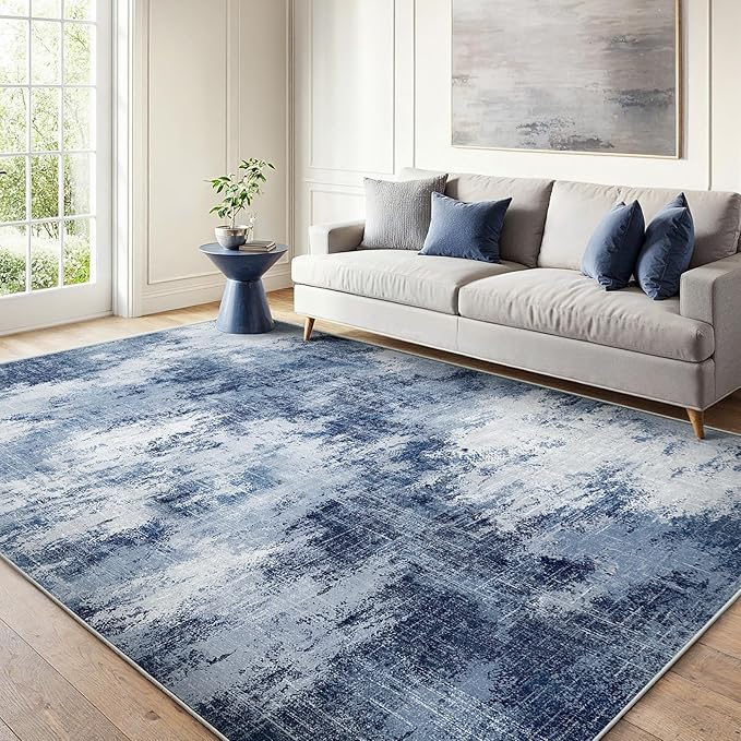 6x9 Area Rugs for Living Room, Modern Abstract Washable Rug by AMADAHOMEFURNISHING