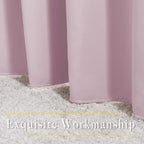 NICETOWN Room Darkening Baby Pink Curtains 63 inch Length - Image 6