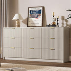 3-Piece Dresser Bedroom Set, 9 Drawer Dresser & 2 Drawer Nightstands - Image 2
