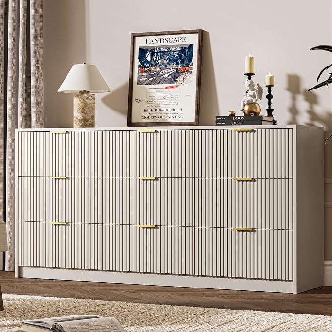 3-Piece Dresser Bedroom Set, 9 Drawer Dresser & 2 Drawer Nightstands - Image 2