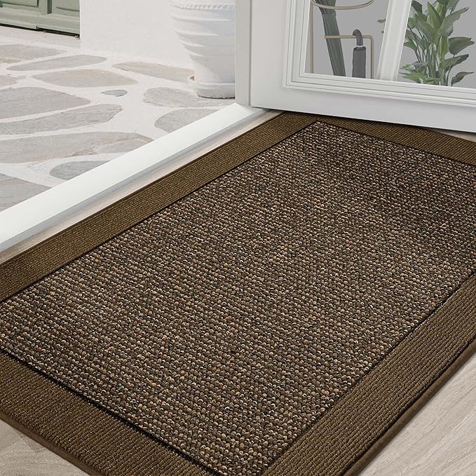 BEQHAUSE Indoor Door Mat 36" x 60", Dirt Trapper Door Mats Non-Slip Entryway by BEQHAUSE