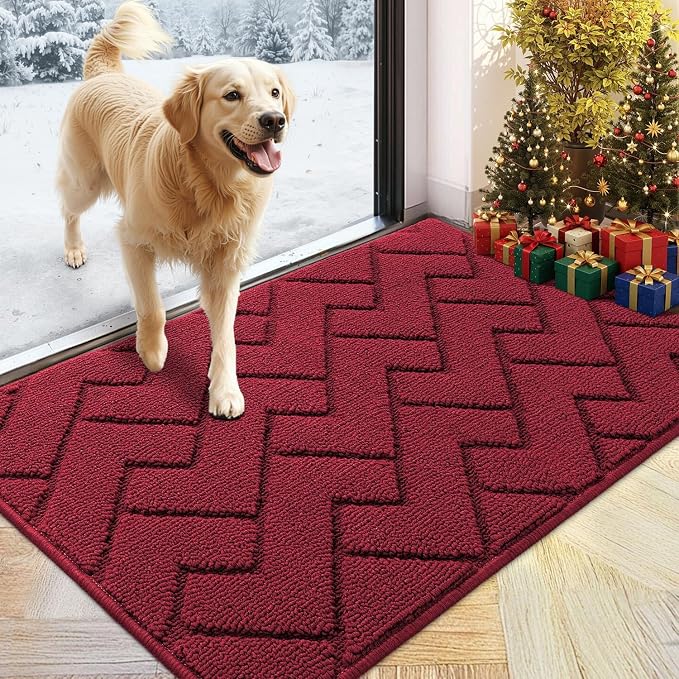 hicorfe Front Door Mat Outside Entrance, Stain and Fade Resistant, Non Slip by Hicorfe