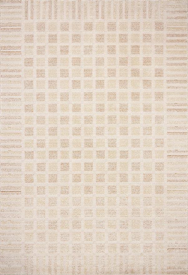 Loloi Chris Loves Julia Calvin Collection CLV-03 Bone/Natural 2'-7" x 7'-6" - Image 4