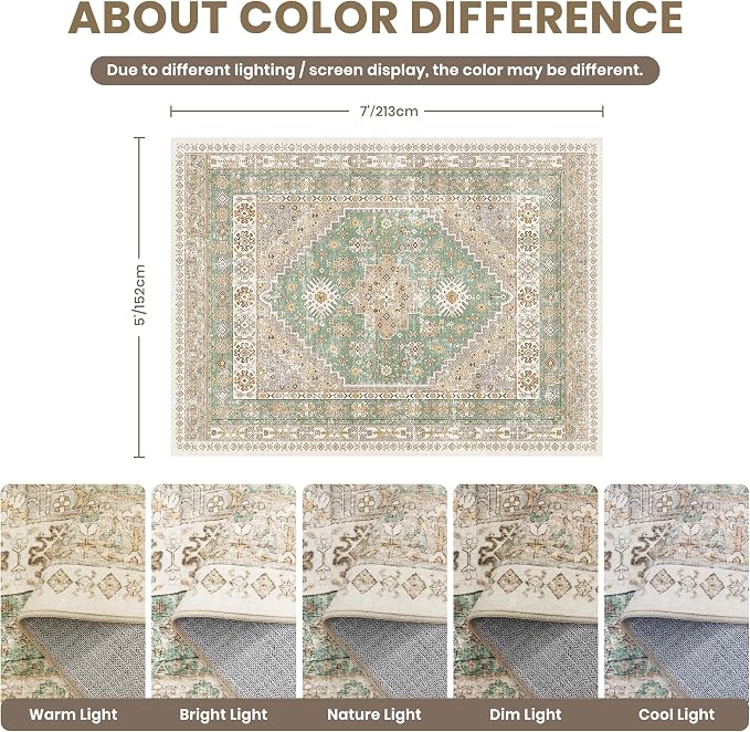 zesthome 5x7 Area Rugs - Image 2