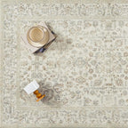 5x7 Taupe Area Rug Non Slip Vintage Living Room Distressed Machine Washable - Image 9
