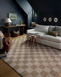 Loloi Chris Loves Julia Calvin Collection CLV-01 Pebble/Ivory 7'-10" x 7'-10" by Loloi