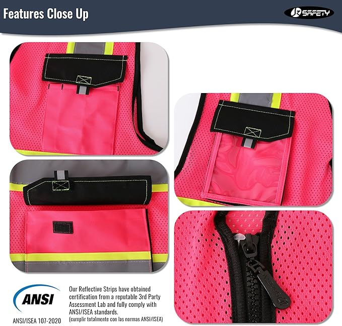 JKSafety Hi Vis Reflective Safety Vests - Image 3