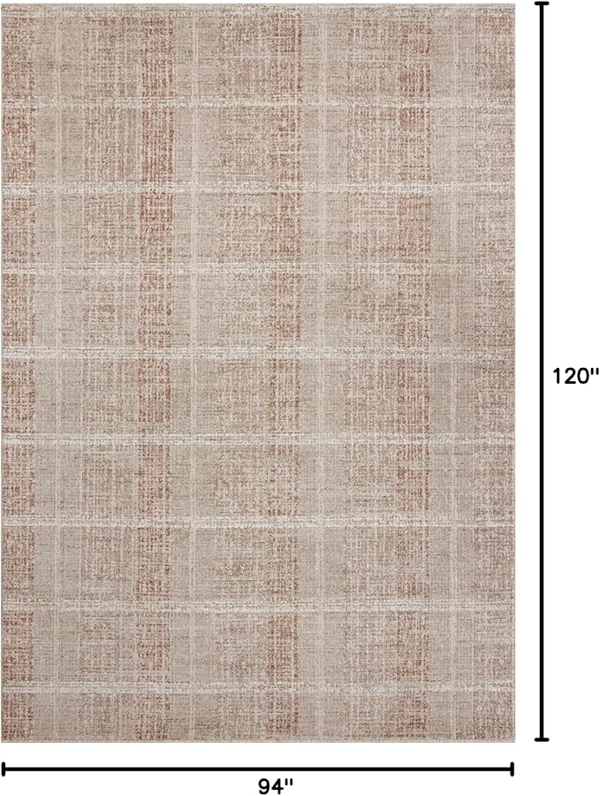 Loloi Angela Rose Ember Collection EMB-02 Clay/Sand 7'-10" x 10' Area Rug - Image 2