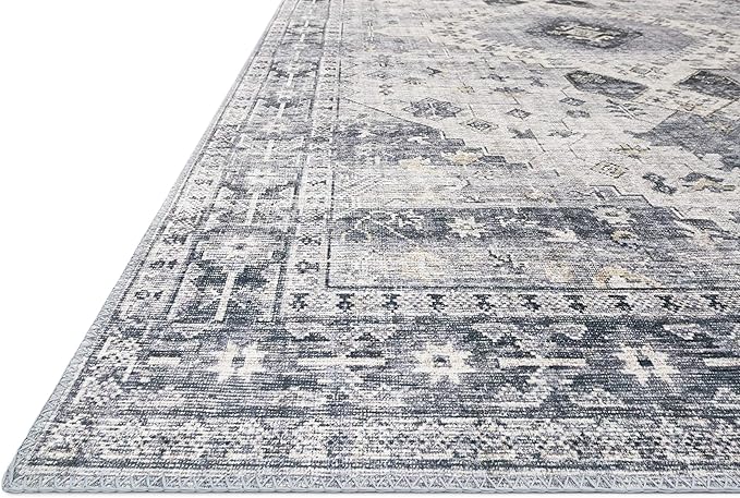 Loloi II Skye Collection SKY-02 Silver/Grey 5'-0" x 7'-6" Area Rug - Image 4