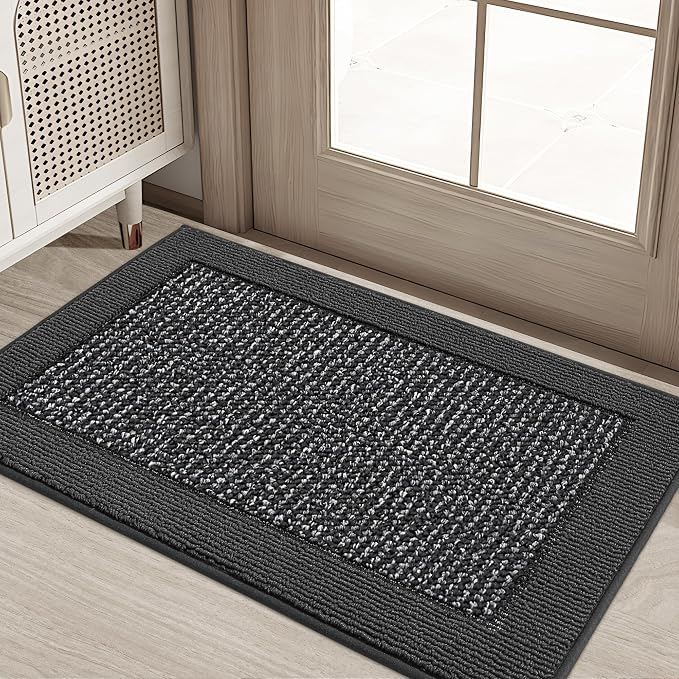 BEQHAUSE Indoor Door Mat 20" x 32", Dirt Trapper Door Mats Non-Slip Entryway by BEQHAUSE