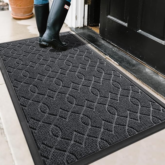 Yimobra Large Door Mat 47x32, All-Season Waterproof Doormat Outdoor Entrance by Yimobra