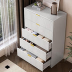 3-Piece Dresser Bedroom Set, 5 Drawer Dresser & 2 Drawer Nightstands - Image 2