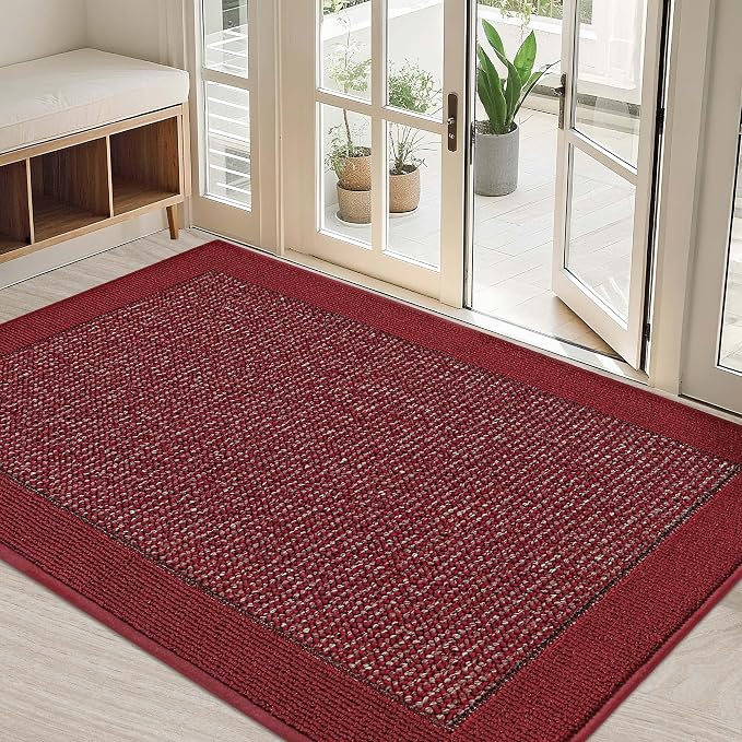 BEQHAUSE Indoor Door Mat 32" x 48", Dirt Trapper Door Mats Non-Slip Entryway by BEQHAUSE