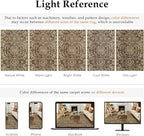 2x6 Runner Rug Brown Vintage Hallway Carpet Indoor Kitchen Washable Living Room - Image 7