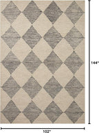 Loloi Chris Loves Julia Francis Collection FRA-01 Beige/Charcoal 8'-6" x 12' - Image 2