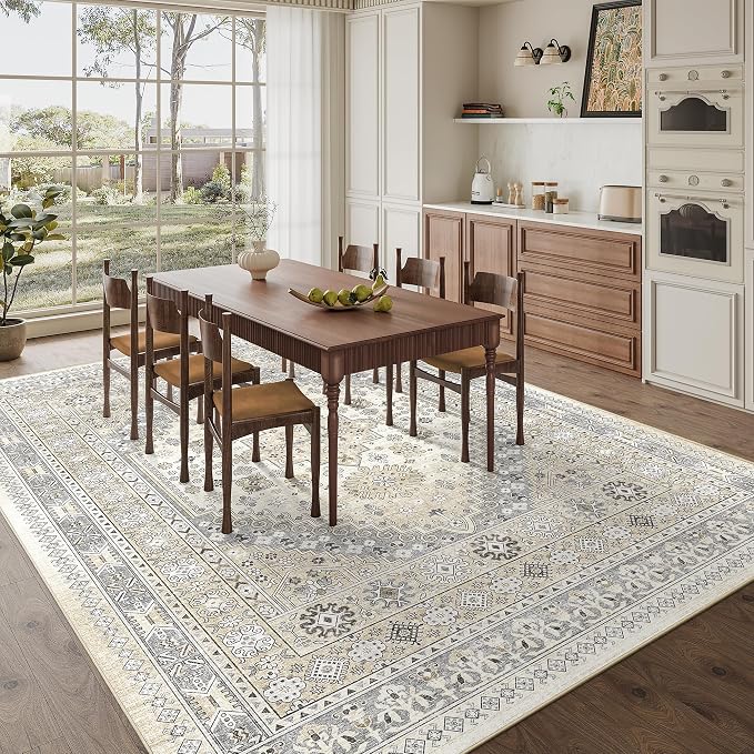 zesthome 8x10 Area Rugs for Living Room, Non-Slip Backing Washable Rugs - Image 8