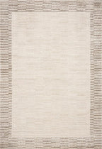 Loloi Chris Loves Julia Calvin Collection CLV-04 Ivory/Pebble 6'-3" x 9'-6" - Image 3