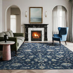 Washable Rugs 8x10 Area Rugs for Living Room, Dining Room- Soft Low Pile by Lbris