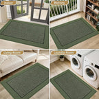 BEQHAUSE Indoor Door Mat 20" x 32", Dirt Trapper Door Mats Non-Slip Entryway - Image 8
