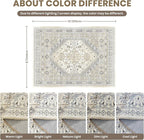 zesthome 8x10 Area Rugs for Living Room, Non-Slip Backing Washable Rugs - Image 2