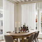 Beige White Pinch Pleated Extra Wide Curtain Panels 90 Inches Long 100 Wide - Image 2