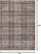 Loloi Angela Rose Ember Collection EMB-05 Graphite/Multi 9'-6" x 13'-1" Area Rug - Image 2