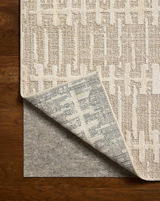 Loloi Amber Lewis Bexley Collection BEX-02 Taupe/Natural 4'-0" x 6'-0" Accent - Image 6