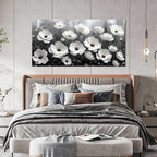 Prepeyssee Black and White Botanical Wall Art floral wall decor - Image 7