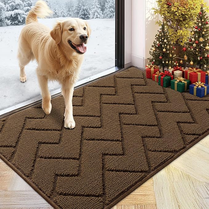 hicorfe Front Door Mat Outside Entrance, Stain and Fade Resistant, Non Slip by Hicorfe