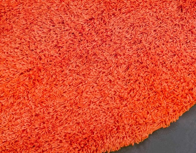 Unique Loom Solid Shag Collection Area Rug - Image 9