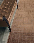 15 ft Extra Long Brown Hallway Kitchen Runner Rug Non-Slip Washable, Custom by ORFAHOME