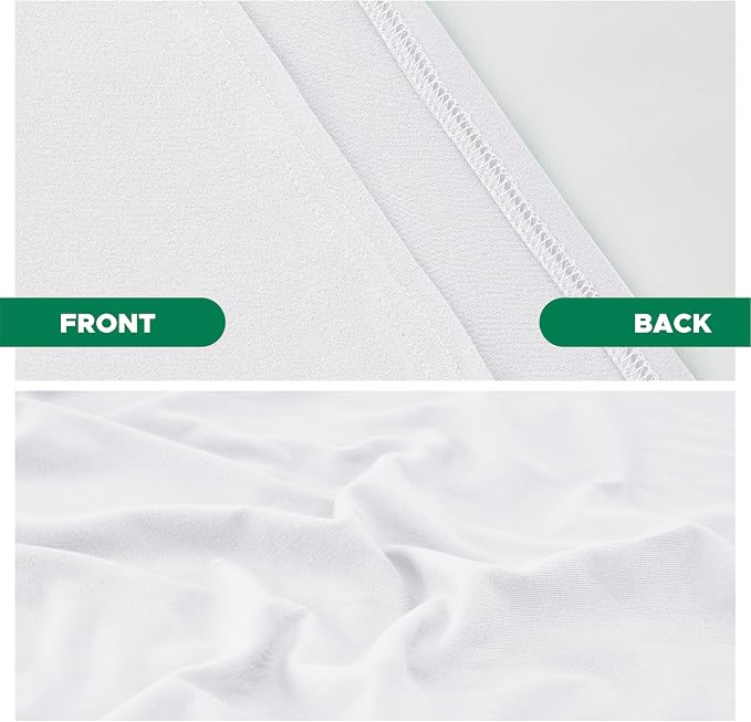 Biscaynebay Decorative Box Spring Cover Full & Full XL Size, Easy Fit Wrinkle & - Image 4