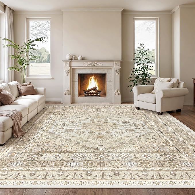 zesthome 12x15 Area Rugs, Large Washable Rug, Ultra-Thin Stain Resistant Rugs - Image 8