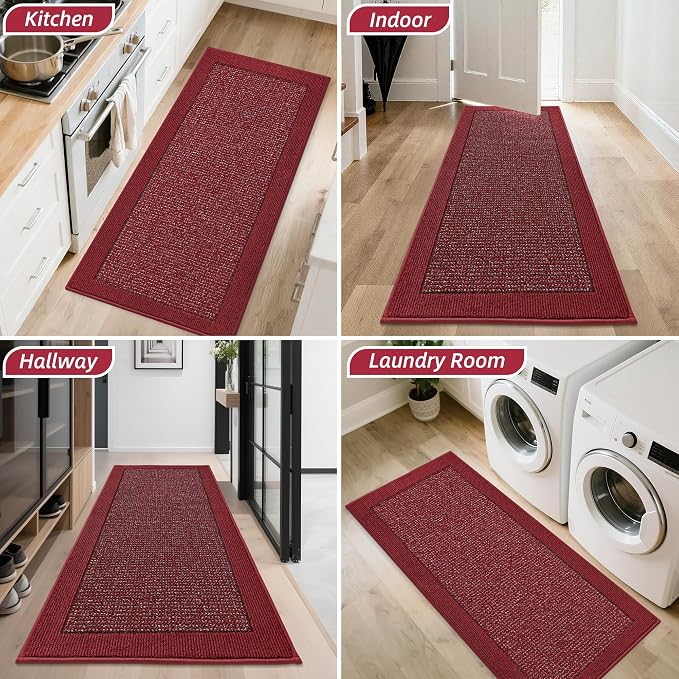 BEQHAUSE Indoor Door Mat 24" x 60", Dirt Trapper Door Mats Non-Slip Entryway - Image 8