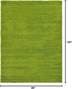 Unique Loom Solid Shag Collection Area Rug - Image 2