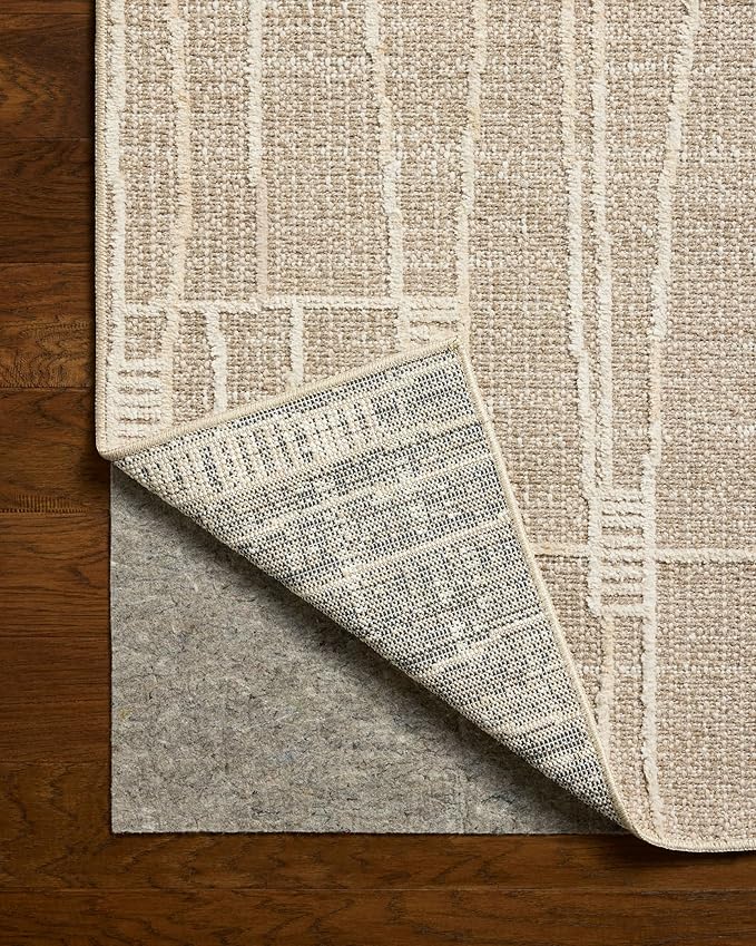 Loloi Amber Lewis Bexley Collection BEX-05 Mushroom/Natural 5'-0" x 7'-6" Area - Image 6