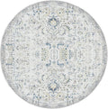 jinchan Kalen Round Rug 8ft Area Rug Washable Vintage Indoor Retro Accent Floor by JINCHAN