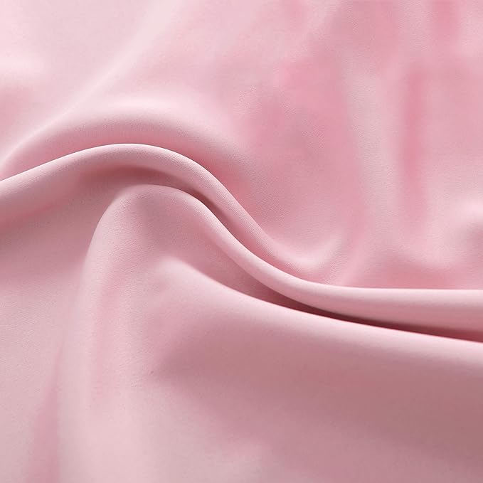DONREN Pink Blackout Curtains for Girls - Image 8