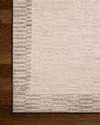 Loloi Chris Loves Julia Calvin Collection CLV-04 Ivory/Pebble 11'-6" x 15'-7" - Image 6