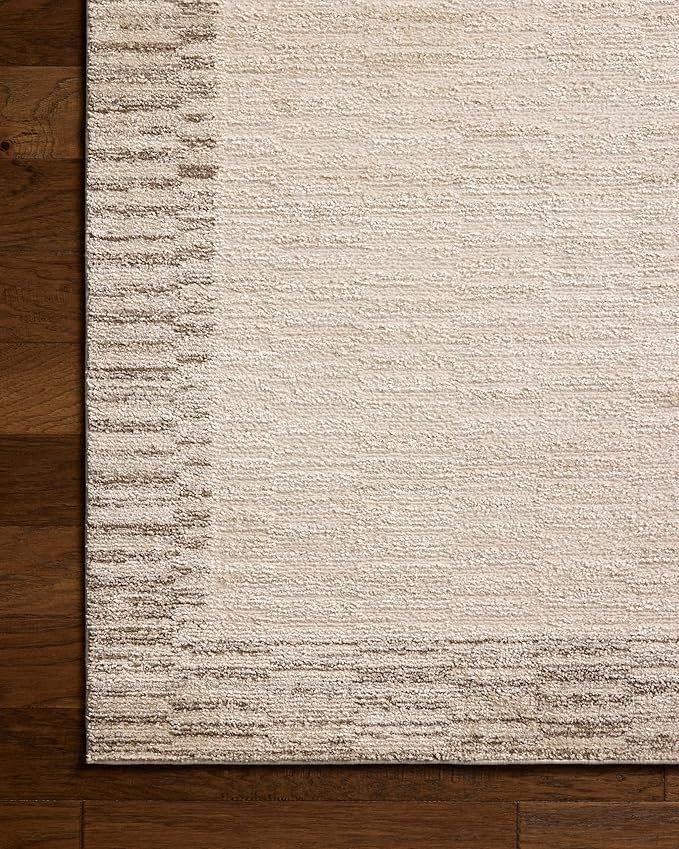 Loloi Chris Loves Julia Calvin Collection CLV-04 Ivory/Pebble 2'-7" x 7'-6" - Image 6