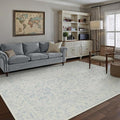 6x9 Blue Area Rug Non Slip Vintage Living Room Distressed Machine Washable by PureCozy