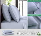 Pure Bamboo King Sheets, Genuine 100% Organic Viscose Derived from Bamboo Bed - Image 3