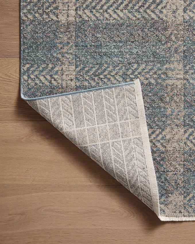 Loloi Angela Rose Ember Collection EMB-03 Blue/Beige 9'-6" x 13'-1" Area Rug - Image 6