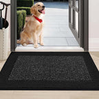 BEQHAUSE Indoor Door Mat 24" x 36", Dirt Trapper Door Mats Non-Slip Entryway by BEQHAUSE
