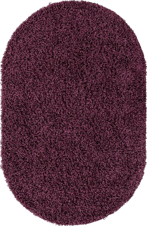 Unique Loom Solid Shag Collection Area Rug - Image 11