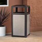 Safco Evos Steel Trash Can, 38 Gallons, Indoor and Outdoor Use, Commercial - Image 7
