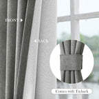 Macochico 100% Blackout Chenille Curtains - Image 6