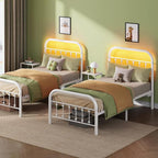 WLIVE Metal Platform Bed Frame, Twin Bed Frames - Image 7